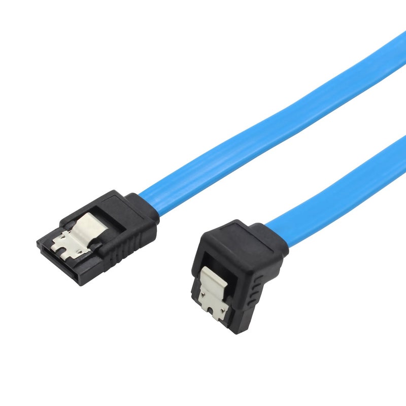 Mcsher 3 Pack 20-Inch SATA III 6GB/s Data Cable with Locking Latch and 90-Degree Plug - Image 5